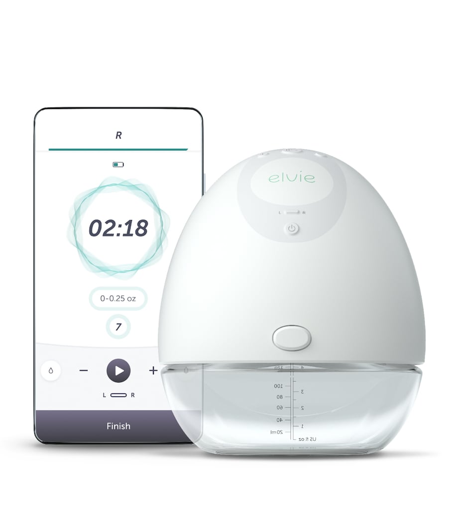 Elvie single electric breast pump rechargeable, UK version
