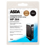 ASDA HP364 Black Ink Cartridge General Household ASDA   