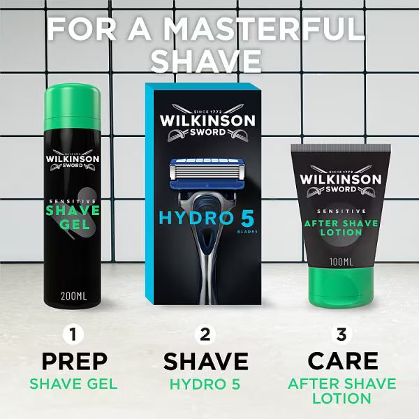 Wilkinson Sword Sensitive Shave Gel 200ml (British brand)