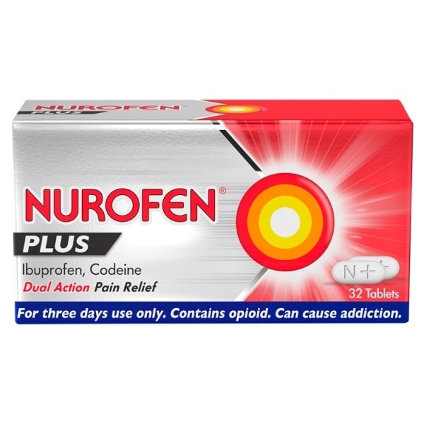 Nurofen Plus Ibuprofen Codeine Tablets 32s GOODS Superdrug   