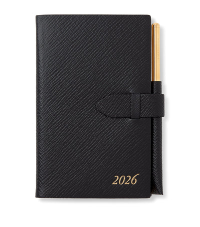 Harrods Smythson Panama Leather 2026 Weekly Diary- Buy online at McGrocer