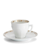 Baccarat Talleyrand coffee cups and saucers 100ml - British product