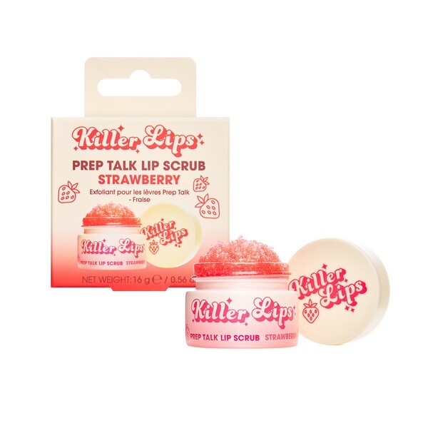 Killer Lips strawberry sugar lip scrub (British brand)
