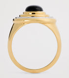 L'Atelier Nawbar Mimette signet pinky ring 18kt yellow gold with diamonds - British product