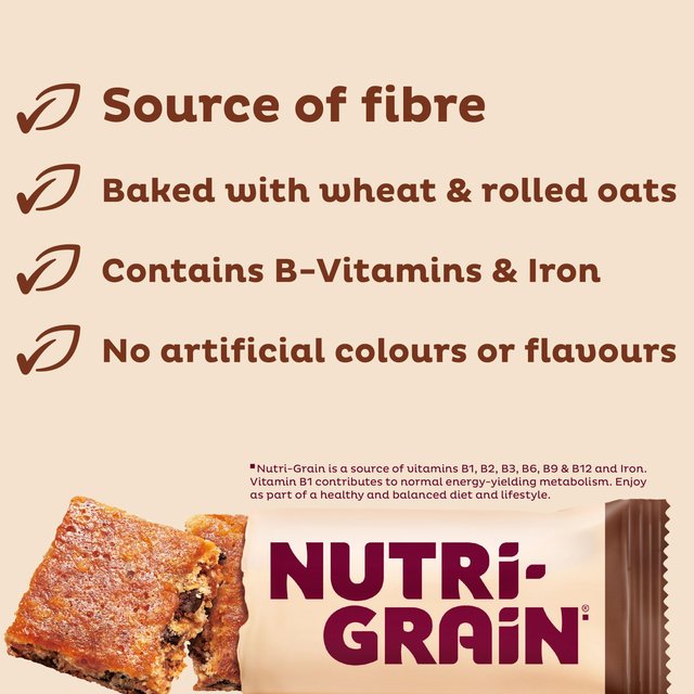 Kellogg's Nutri Grain Elevenses Chocolate Chip Bakes   6 per pack Crisps, Nuts & Snacking Fruit M&S   