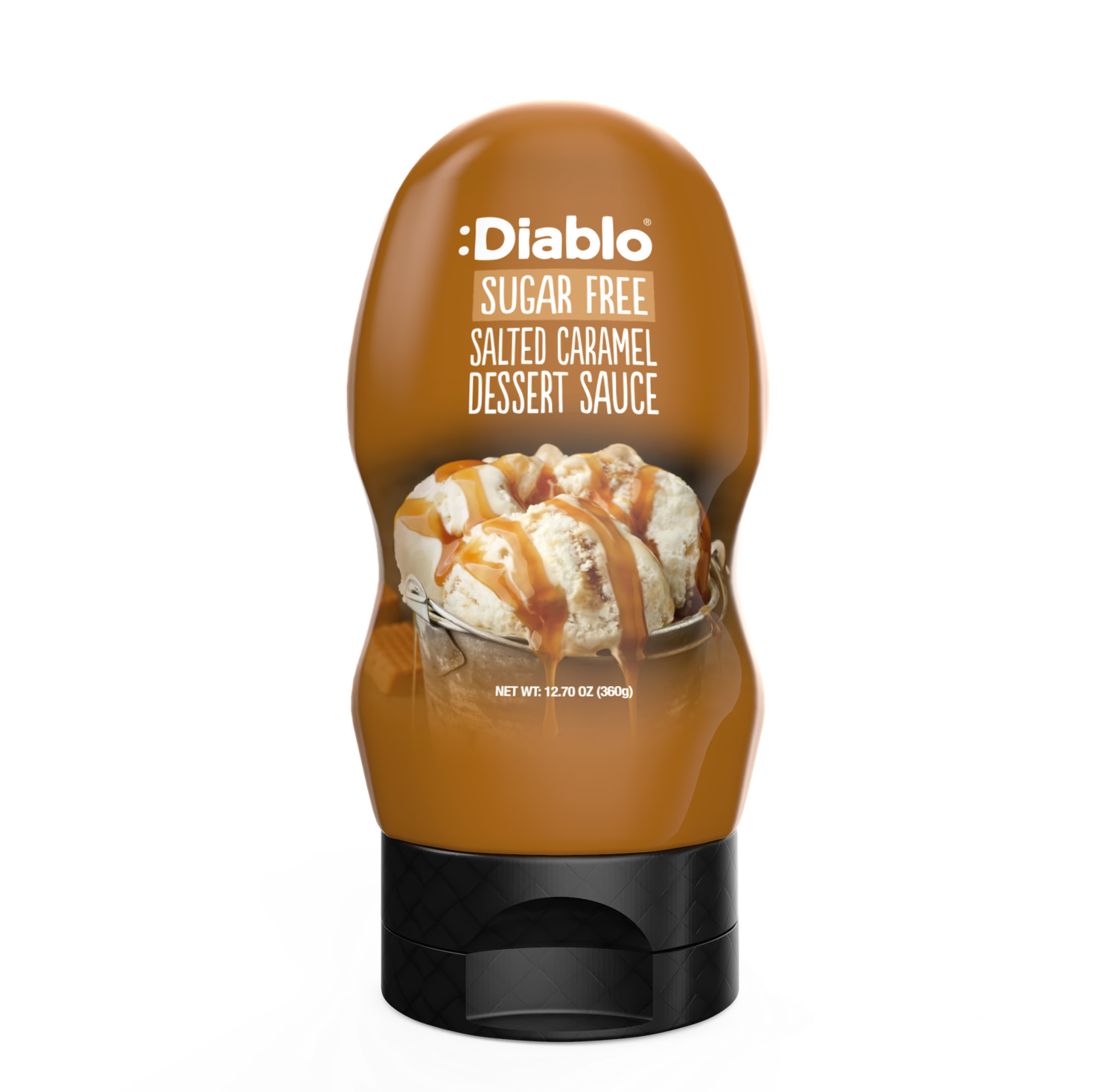 Diablo dessert sauce sugar free salted caramel 360g, UK version