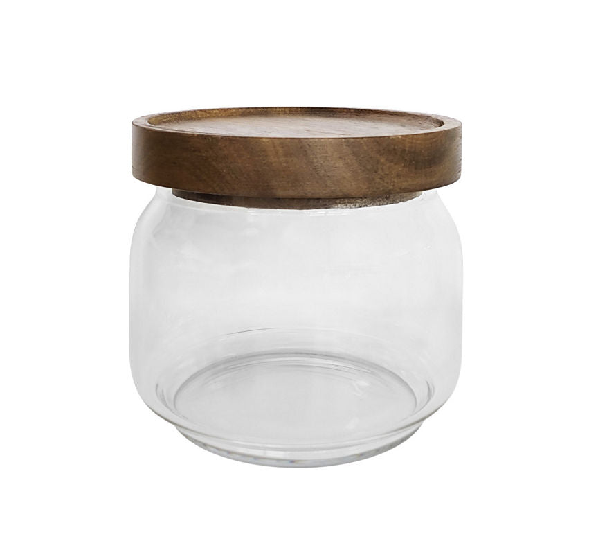 George Home Acacia Lid Jar 400ml