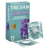 Trojan Ultra Thin Condoms 12s Intimate Care Boots   