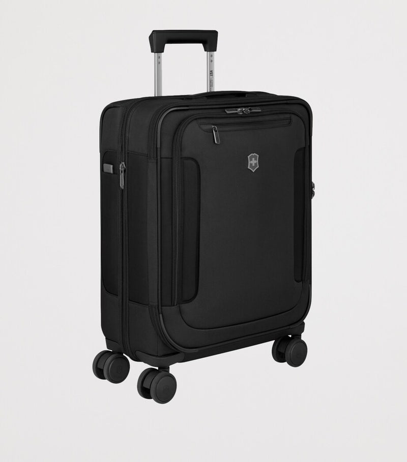 Victorinox carry-on spinner suitcase with removable garment sleeve, 55cm (British brand)
