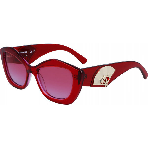 Karl Lagerfeld KL6127S pink plastic frame sunglasses, UK version