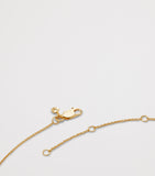 Monica Vinader gold vermeil turquoise birthstone necklace, UK version