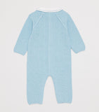 Tartine et Chocolat knitted playsuit with embroidered collar for babies 1-24 months (British brand)