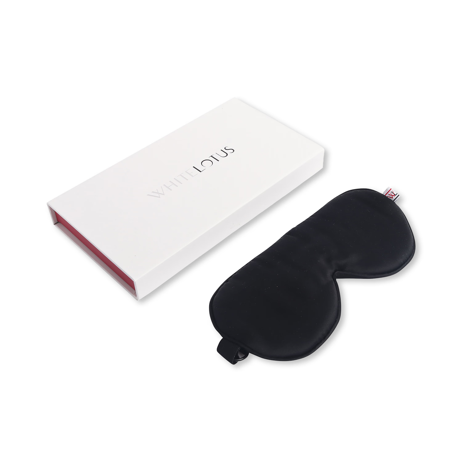 White Lotus Beauty silk sleep mask 100% mulberry silk, imported from the UK