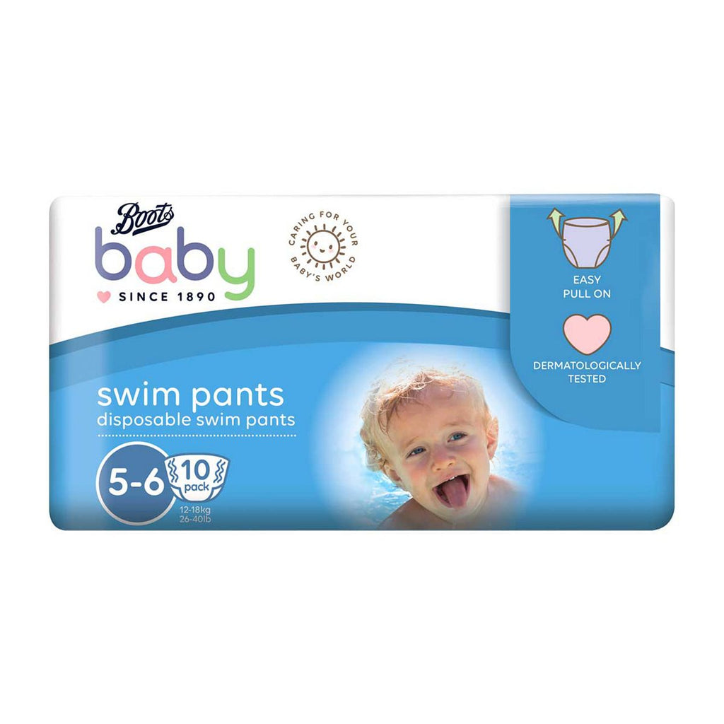 Boots Baby Swim Pants Size 5-6, 10 Pants 12-18kg