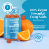 Novomins vegan omega gummies orange flavoured 60 count - British product