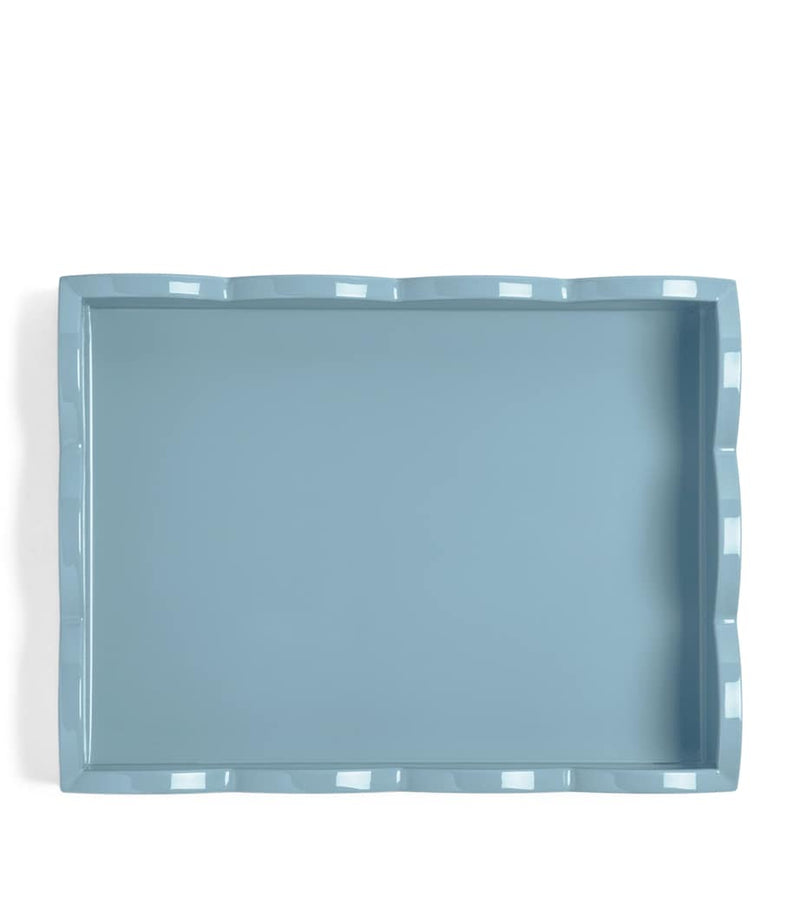Addison Ross SheerLuxe Ottoman lacquered tray 20cm x 28cm (British brand)