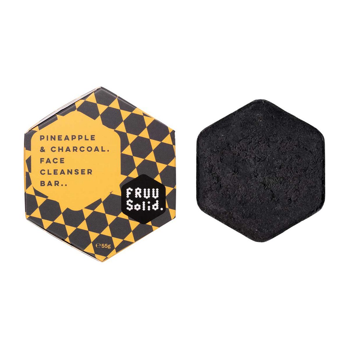 FRUU Pineapple & Charcoal Face Cleanser Bar 55g GOODS Boots   