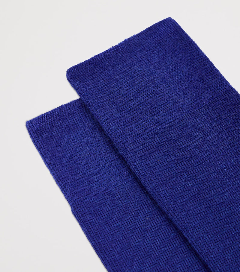 Dunhill ribbed cashmere mulberry silk socks, UK version