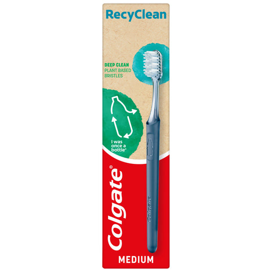 Colgate Recyclean Medium Toothbrush Colgate Sainsburys   