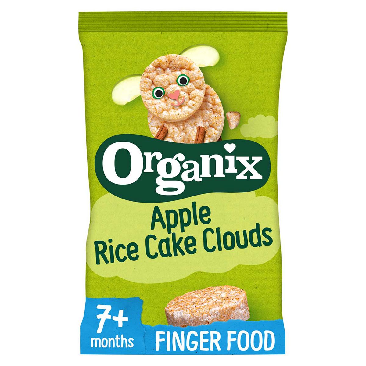 Organix Apple Rice Cake Clouds 40g Organix Apple Rice Cake Clouds Boots   