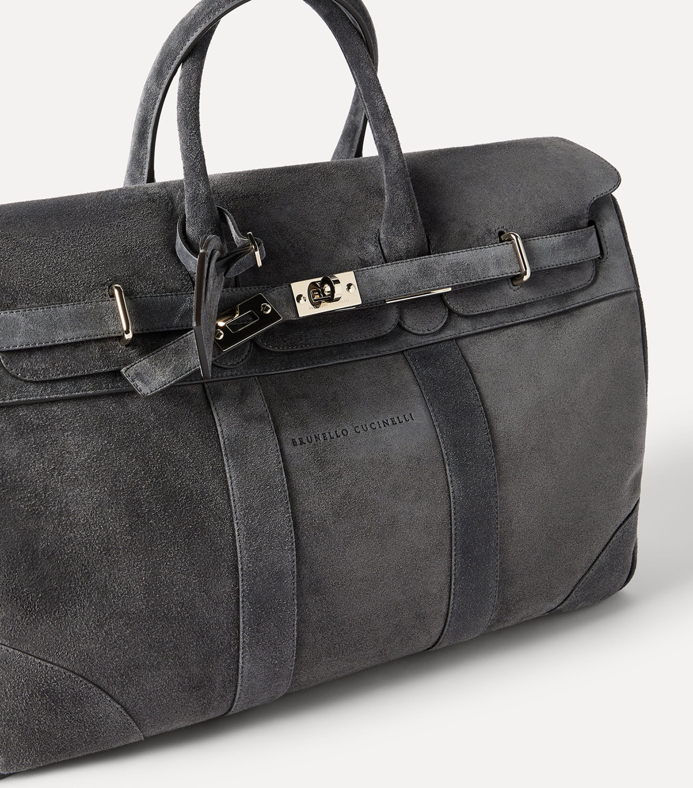 Brunello Cucinelli suede Country holdall, UK version