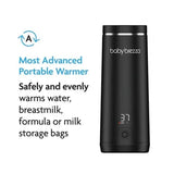 Baby Brezza SuperFast portable bottle warmer all black - British product