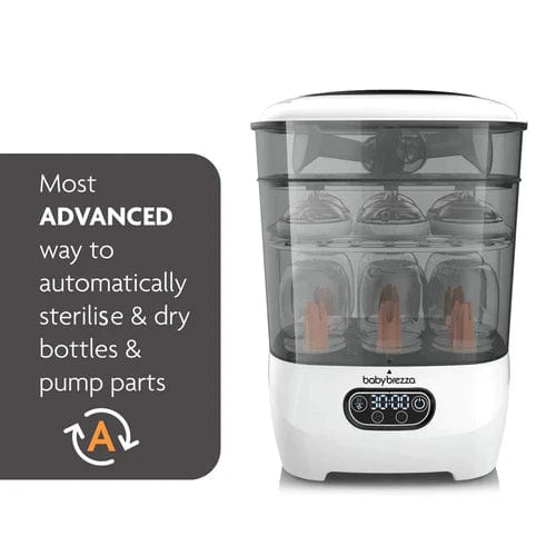 Baby Brezza Advanced White sterilizer dryer (British brand)