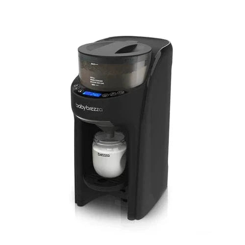 Baby Brezza Formula Pro Advanced in black, imported from the UK