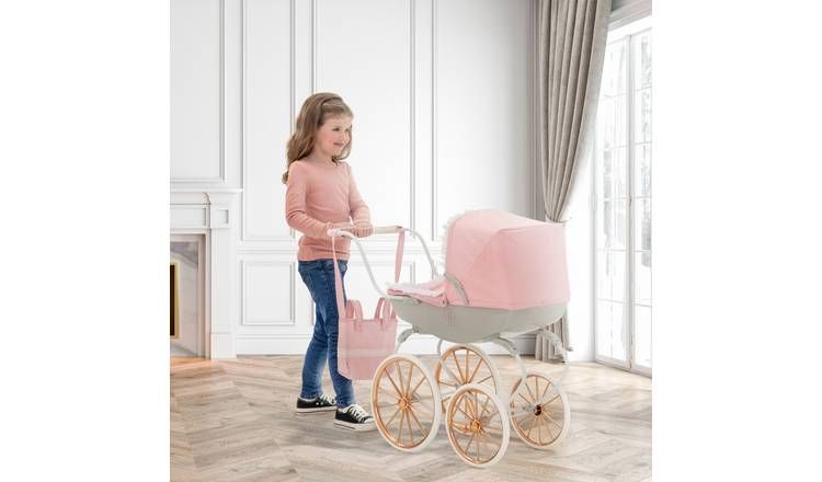 Baby Chic Bella Rosa Cambridge Dolls Carriage Pram