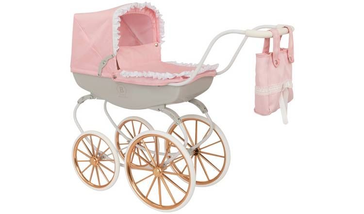 Baby Chic Bella Rosa Cambridge Dolls Carriage Pram