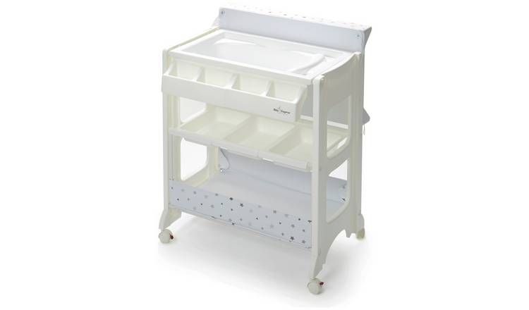 Baby Elegance Bath Changing Unit - Grey Star