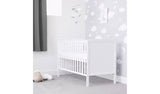 Baby Elegance Elle Cot and Mattress - White