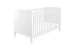 Baby Elegance Travis Baby Cot Bed with Mattress - White