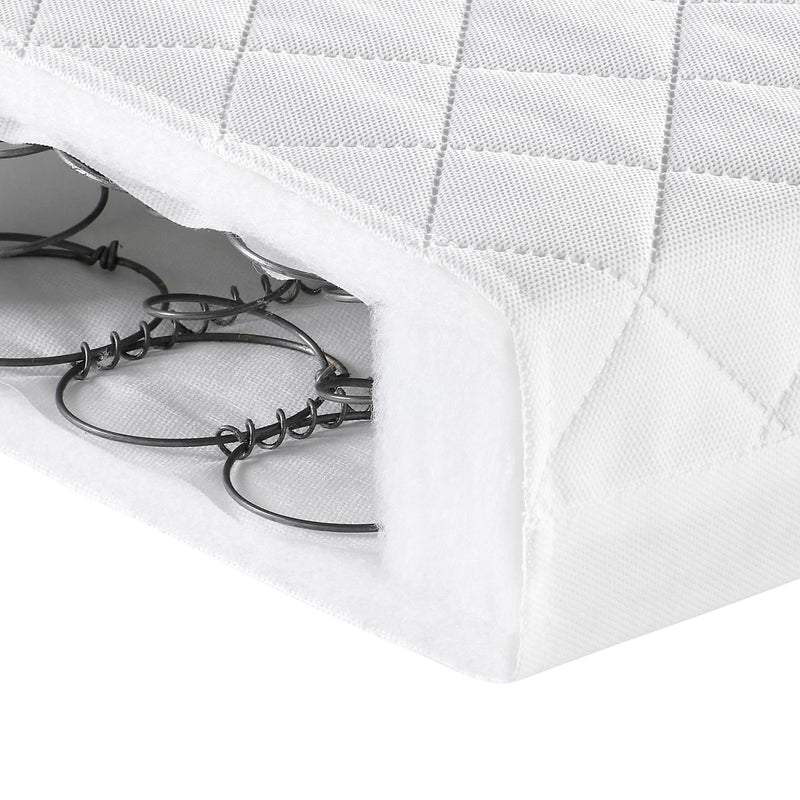 Babymore Deluxe Sprung cot bed mattress 140x70x10 cm, UK version