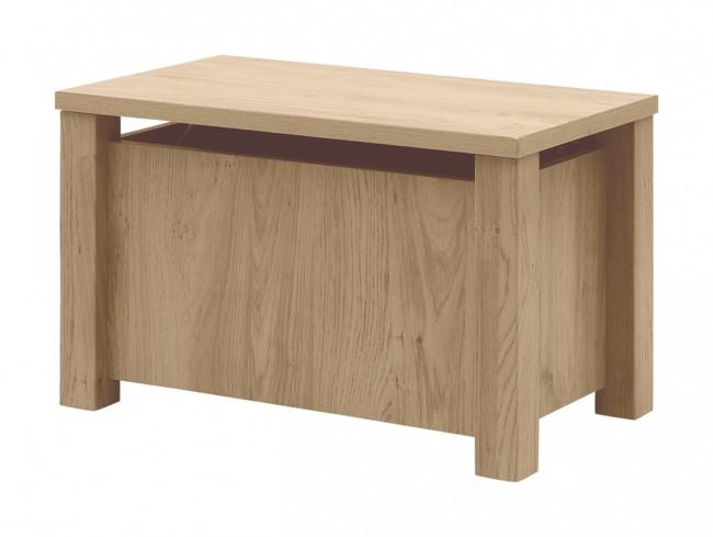 Baby Style Bordeaux toy chest oak finish - imported from the UK