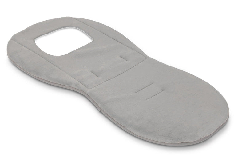 Oyster 3 grey fur seat liner for pushchair - British product