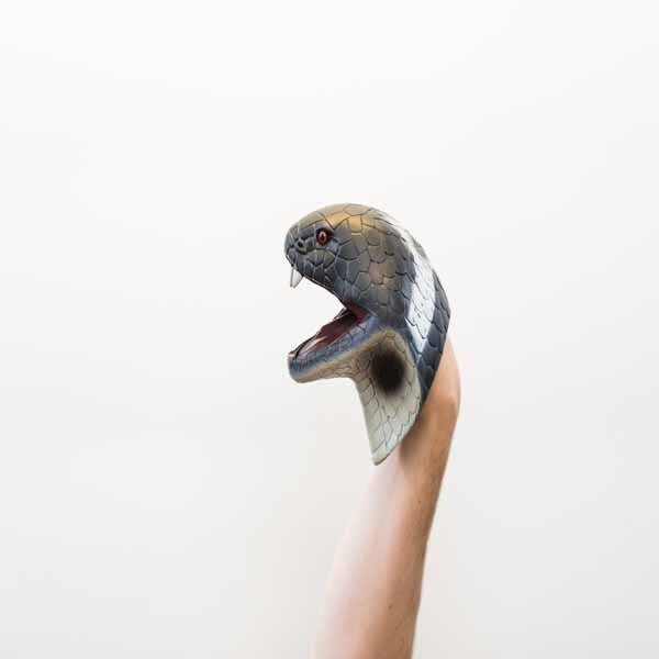 Wild Thingz cobra hand puppet, imported from the UK