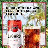 Bacardi Rum & Cola Premix Rum Cocktail   250ml