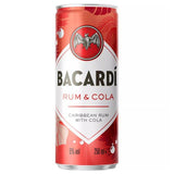 Bacardi Rum & Cola Premix Rum Cocktail   250ml