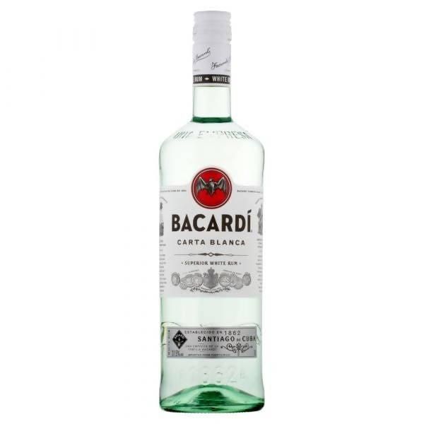 Bacardi White Rum, 1L - McGrocer