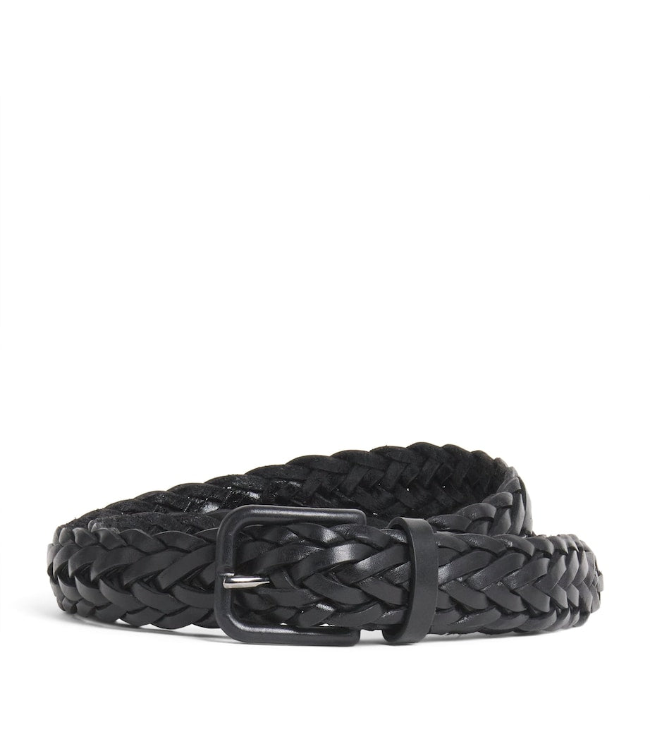 Giorgio Armani woven leather belt 2.5cm, imported from the UK