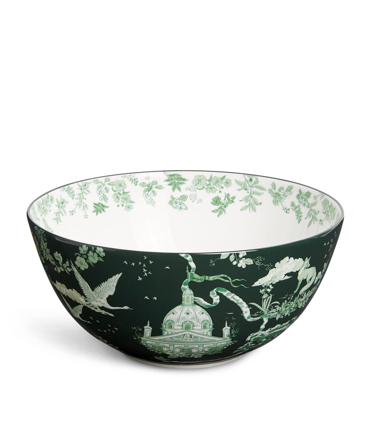 Harrods fine bone china Toile bowl 22.5cm, UK version