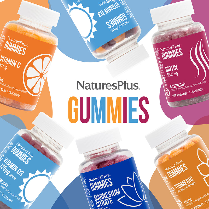 NaturesPlus Vitamin C gummies 250 mg orange (British brand)