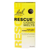 Bach Original Flower Remedies Rescue Liquid Melts 28 Capsules