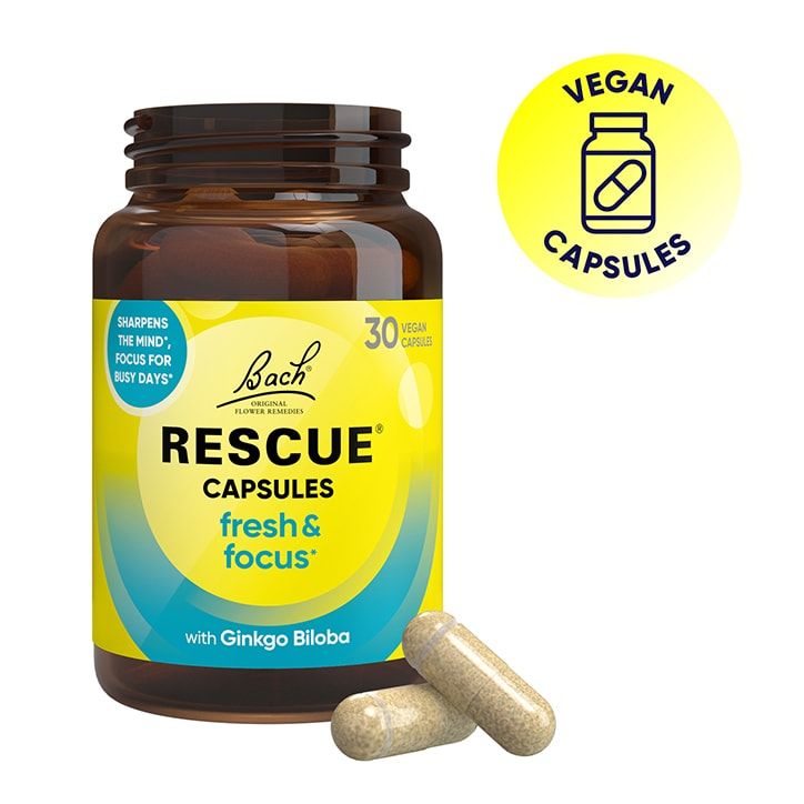 Bach RESCUE Fresh & Focus 30 Capsules