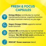 Bach RESCUE Fresh & Focus 30 Capsules