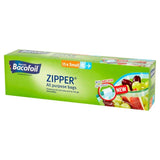 Bacofoil Small All Purpose Zipper Freezer Bags   15 per pack