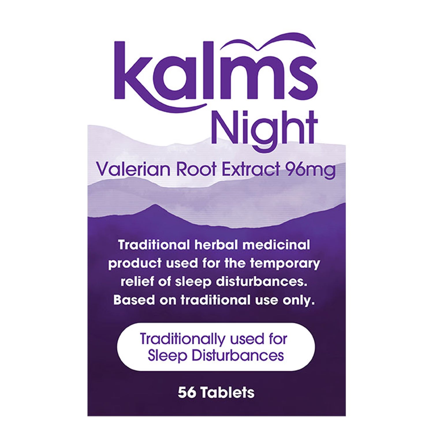 Kalms Night Herbal Sleep Aid Tablets 56, UK version