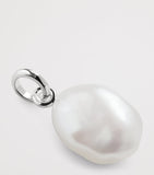 Monica Vinader sterling silver baroque pearl pendant (British brand)