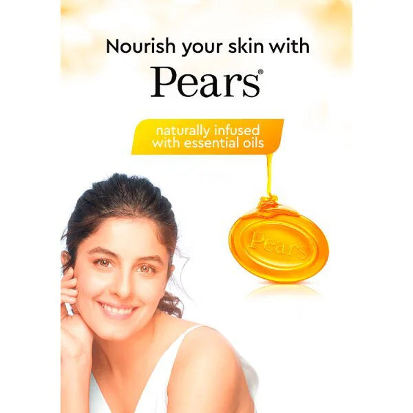 Pears Transparent Soap Bar 125g, imported from the UK